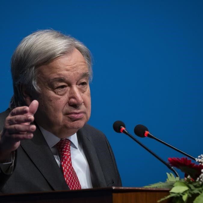 UN chief visits tallest mountains in Nepal and expresses alarm over their melting glaciers